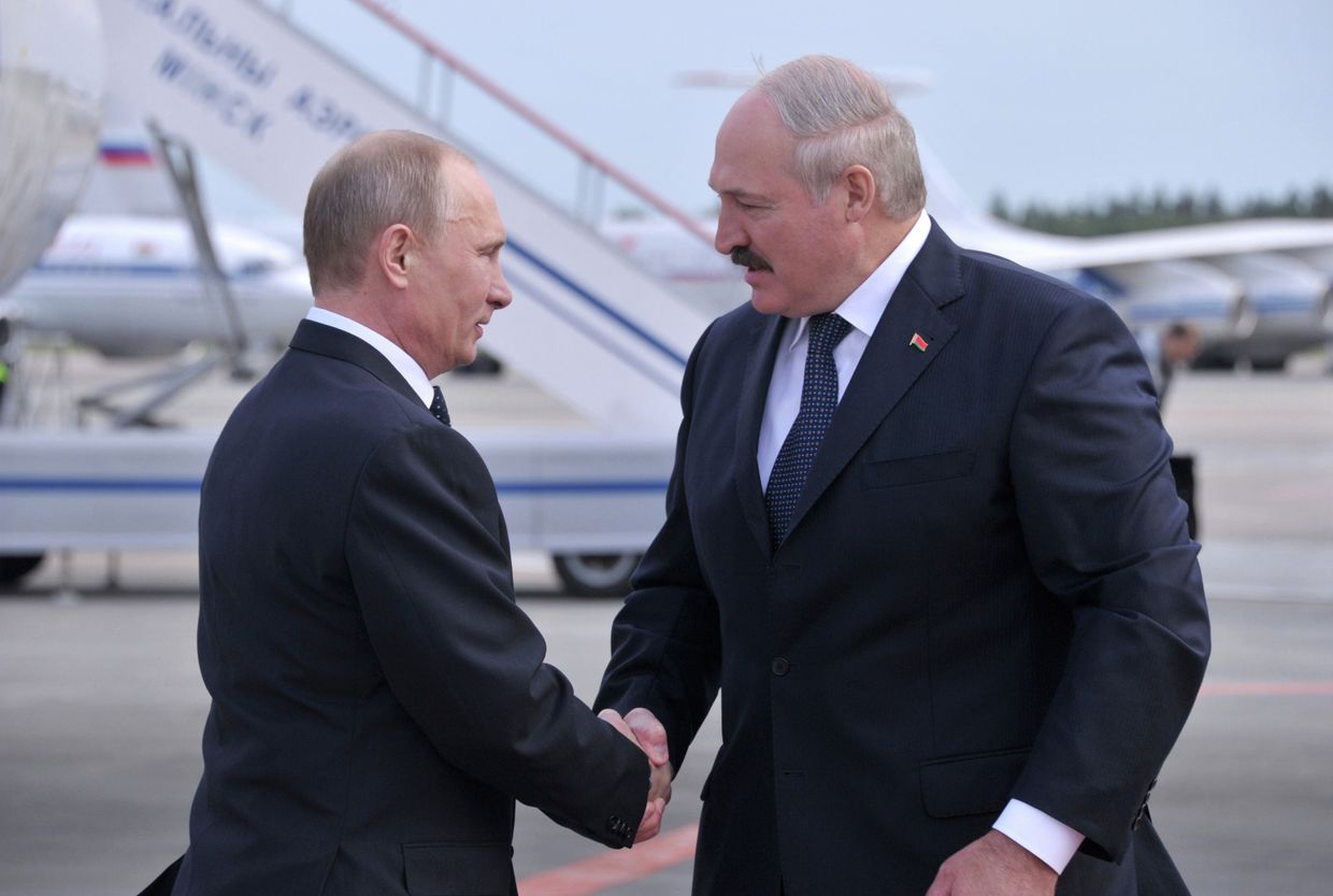 Визит президента РФ Владимира Путина в Минск