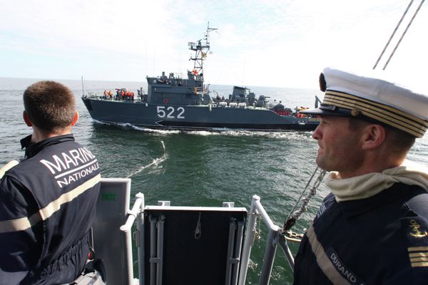 Российско-французские военно-морские учения в Балтийском море