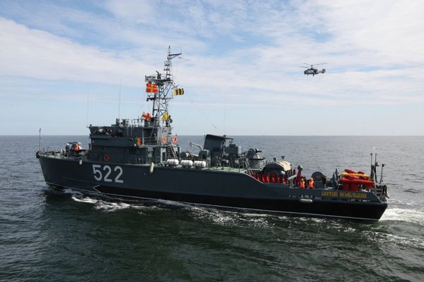 Российско-французские военно-морские учения в Балтийском море