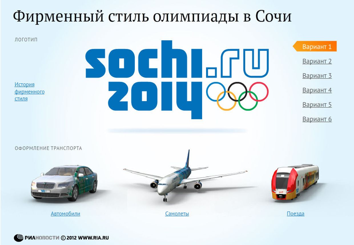 Фирменный стиль Сочи-2014