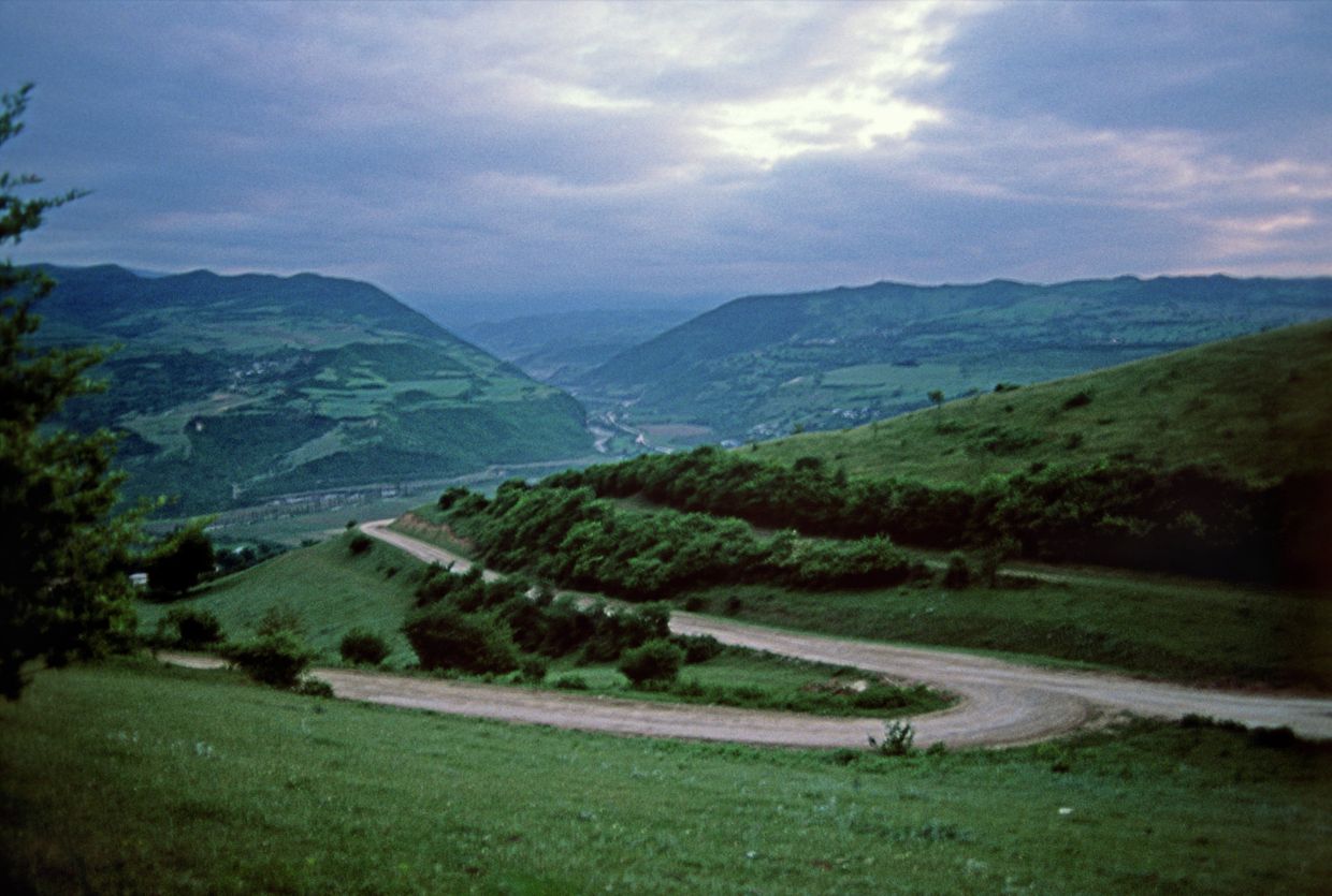 Трасса в горах Дагестана