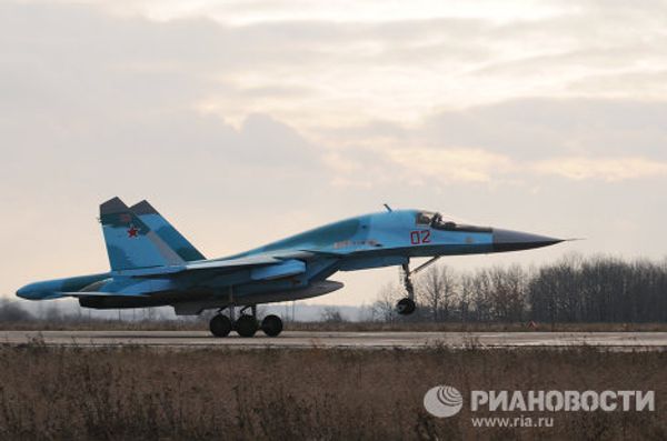 Бомбардировщик Су-34