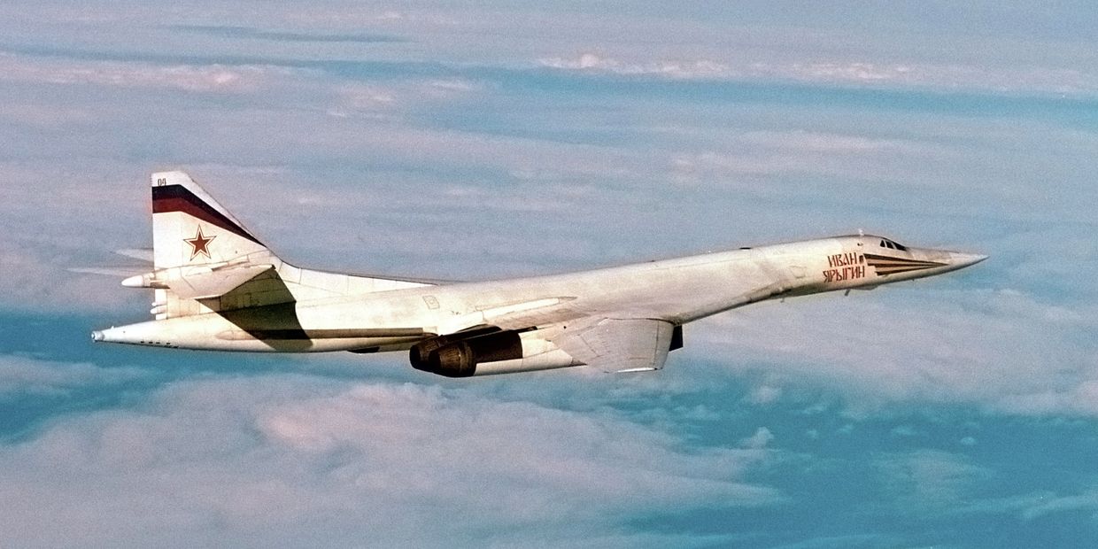 Стратегический сверхзвуковой ракетоносец ТУ-160 «Иван Ярыгин»