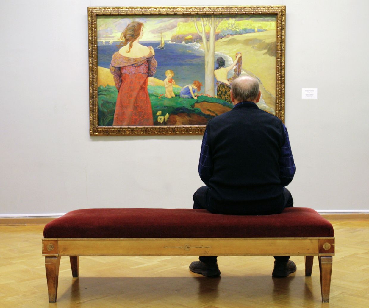 У картины Людвига фон Хофмана «Женщины у воды» (1899 г.)