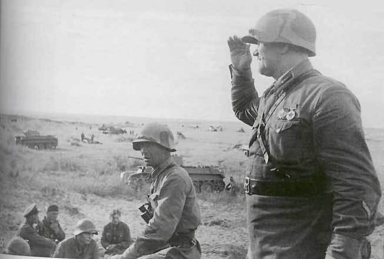 Части РККА перед наступлением