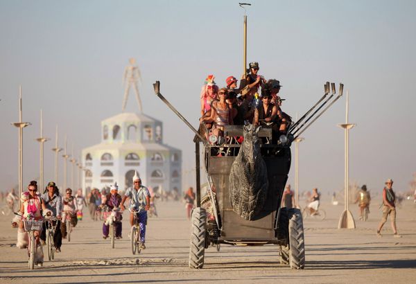 Фестиваль Burning Man в пустыне Блэк-Рок 