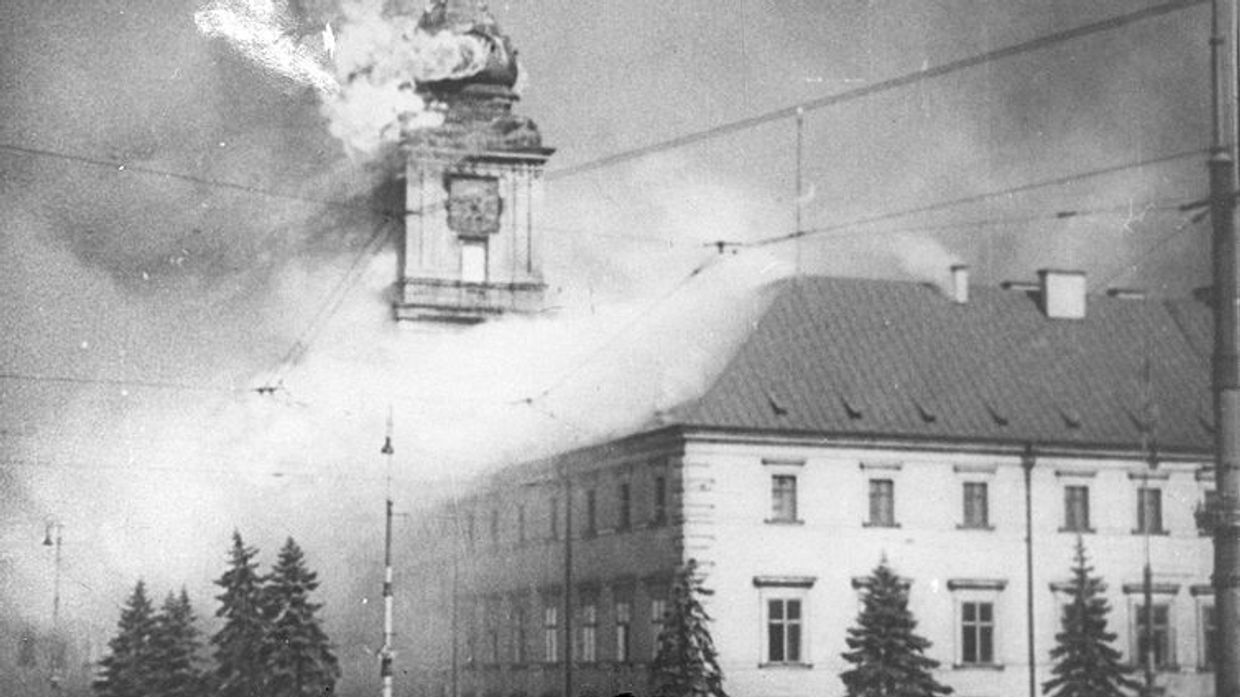 Королевский замок в Варшаве, 17 сентября 1939 г.
