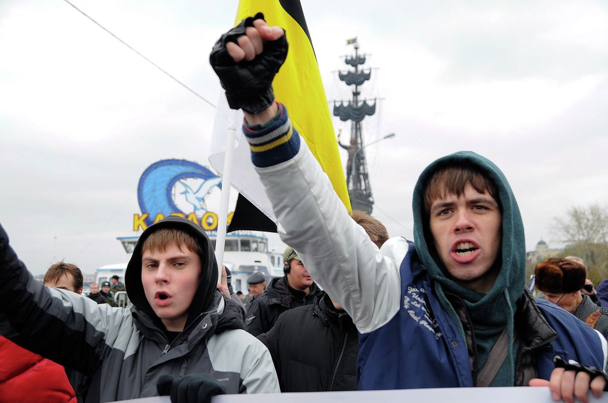 Русский марш в Москве. Архив