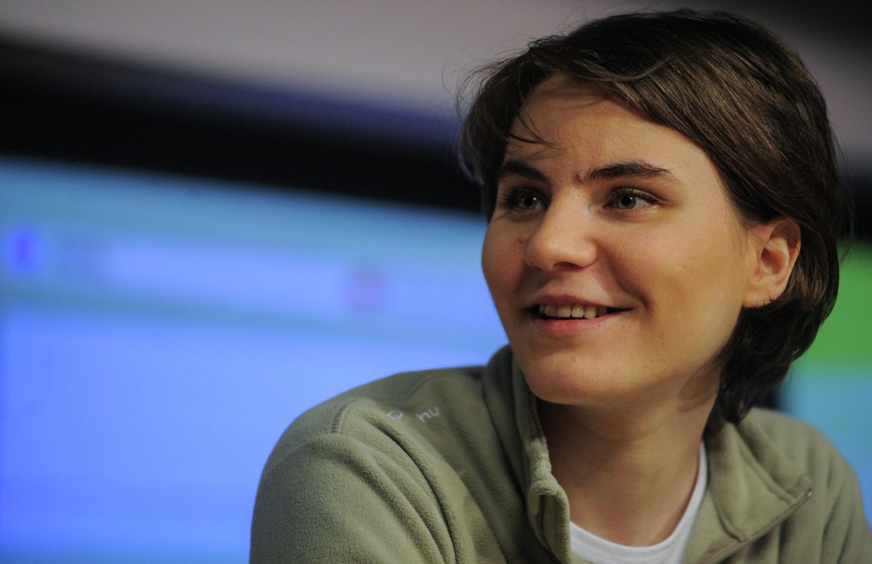 Участница группы Pussy Riot Екатерина Самуцевич на Эхо Москвы