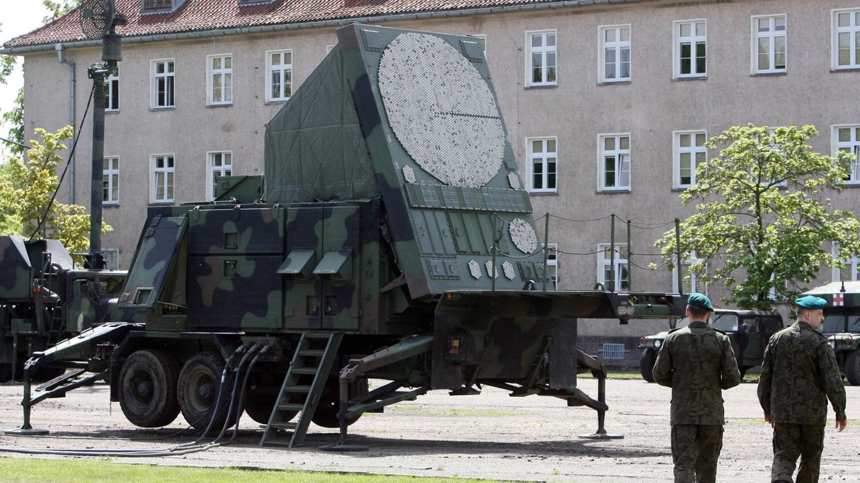 Радар ЗРК Patriot на польской военной базе Моронг