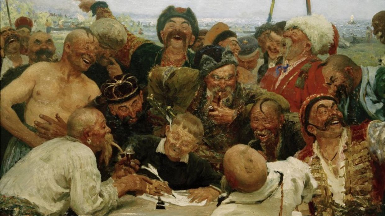 Картина Ильи Репина «Запорожцы»