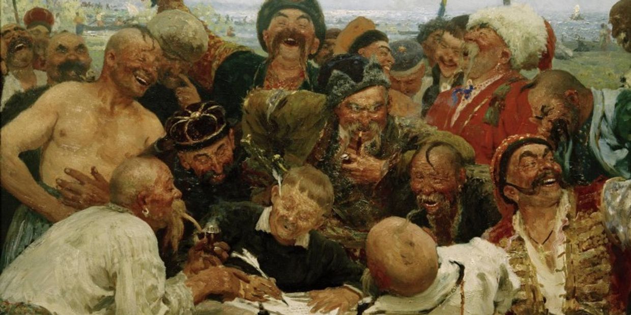 Картина Ильи Репина «Запорожцы»