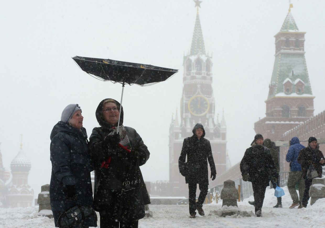 Сильный снегопад в Москве