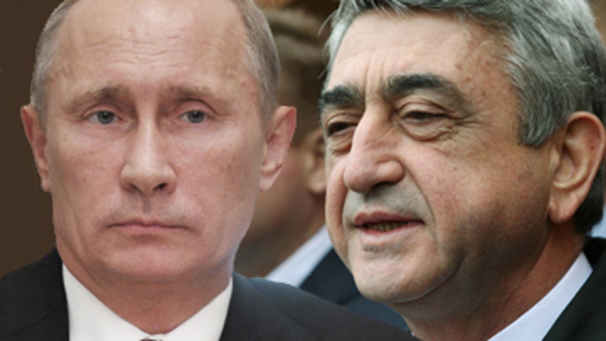 Владимир Путин и Серж Саргсян