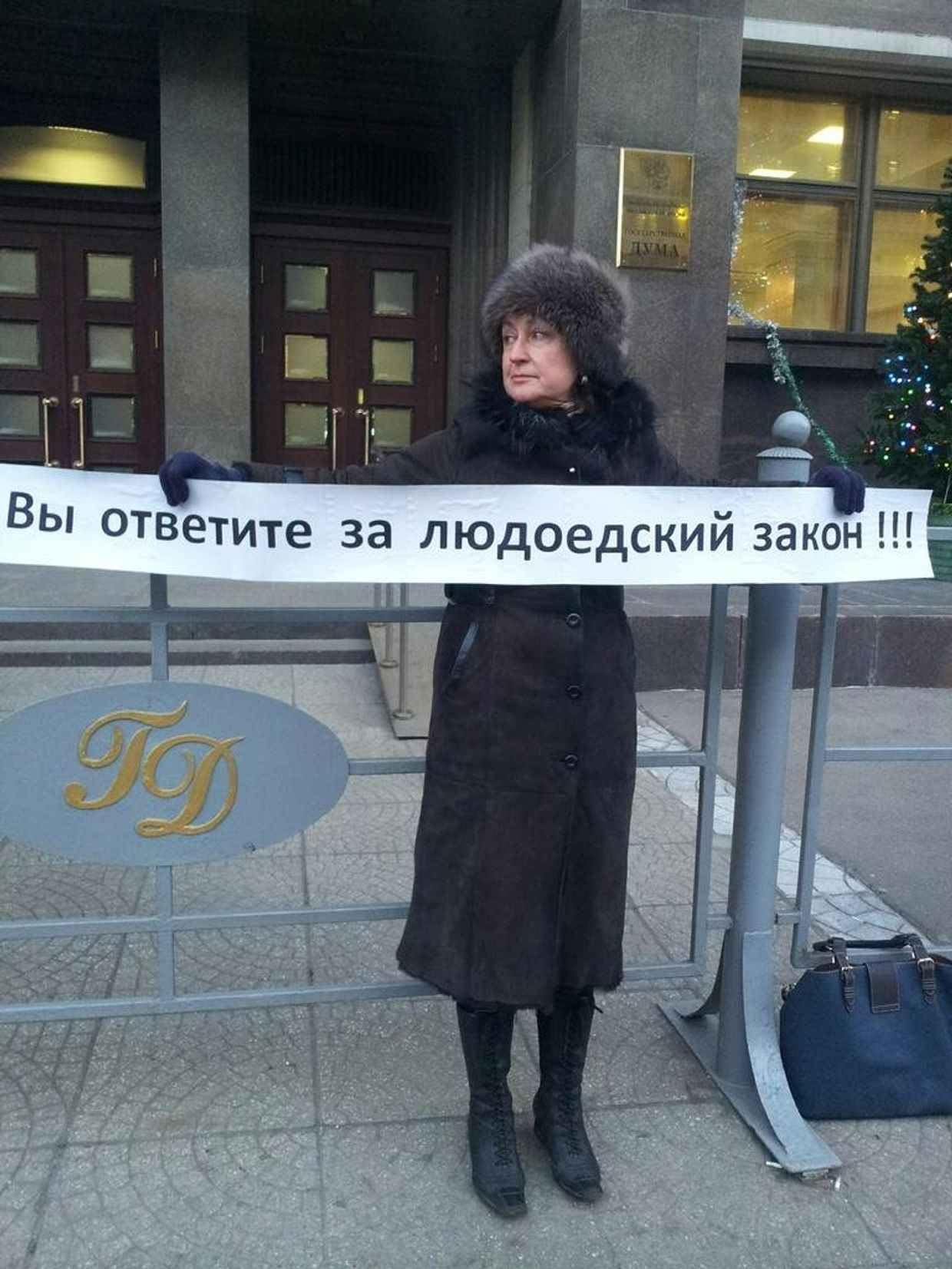 Пикет у Госдумы закон Димы Яковлева Москва