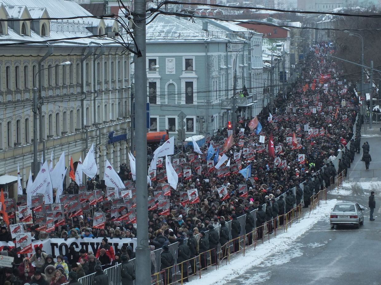 Марш против подлецов в Москве