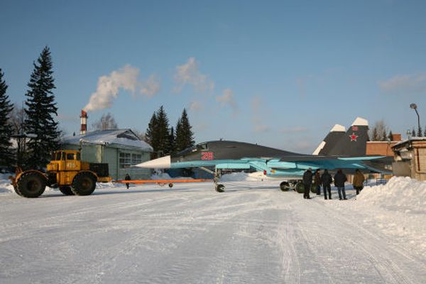 Подготовка самолетов Су-34 для передачи министерству обороны РФ