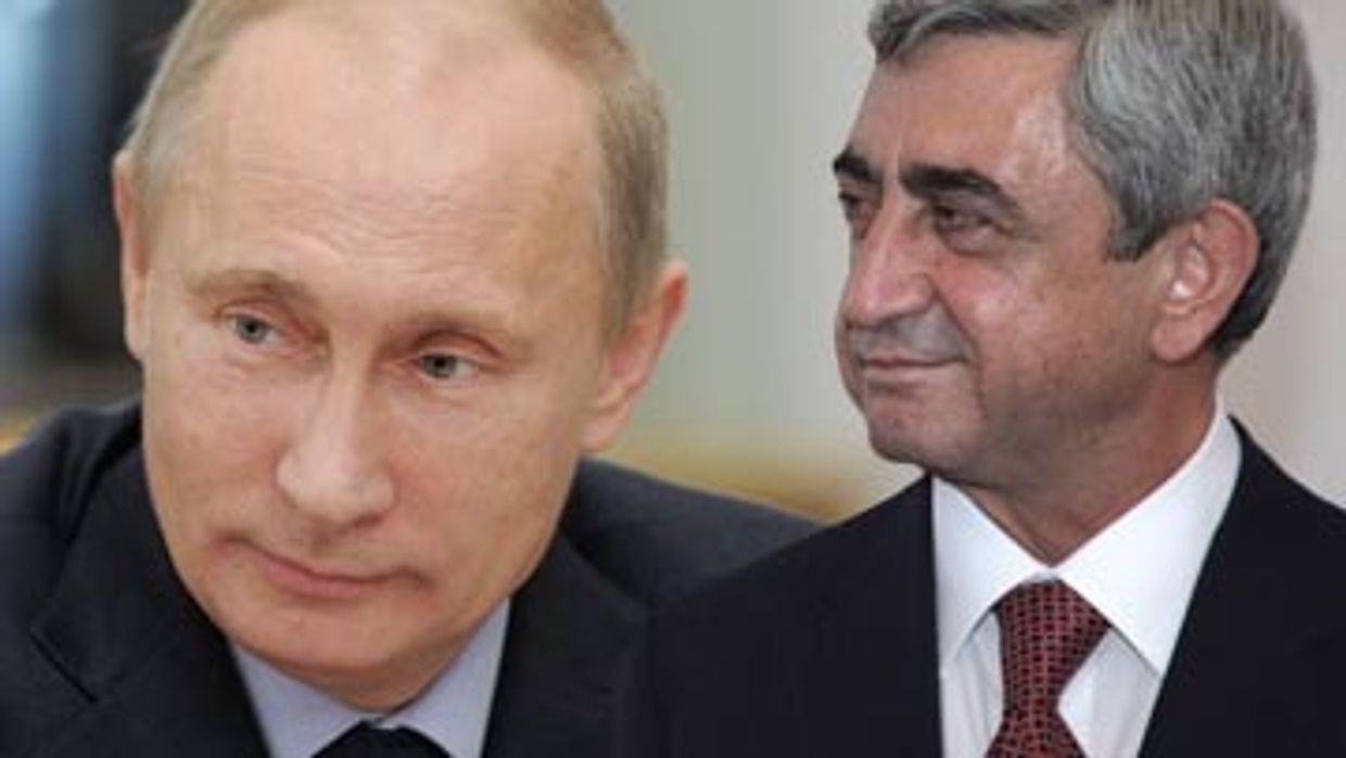 Владимир Путин и Серж Саргсян