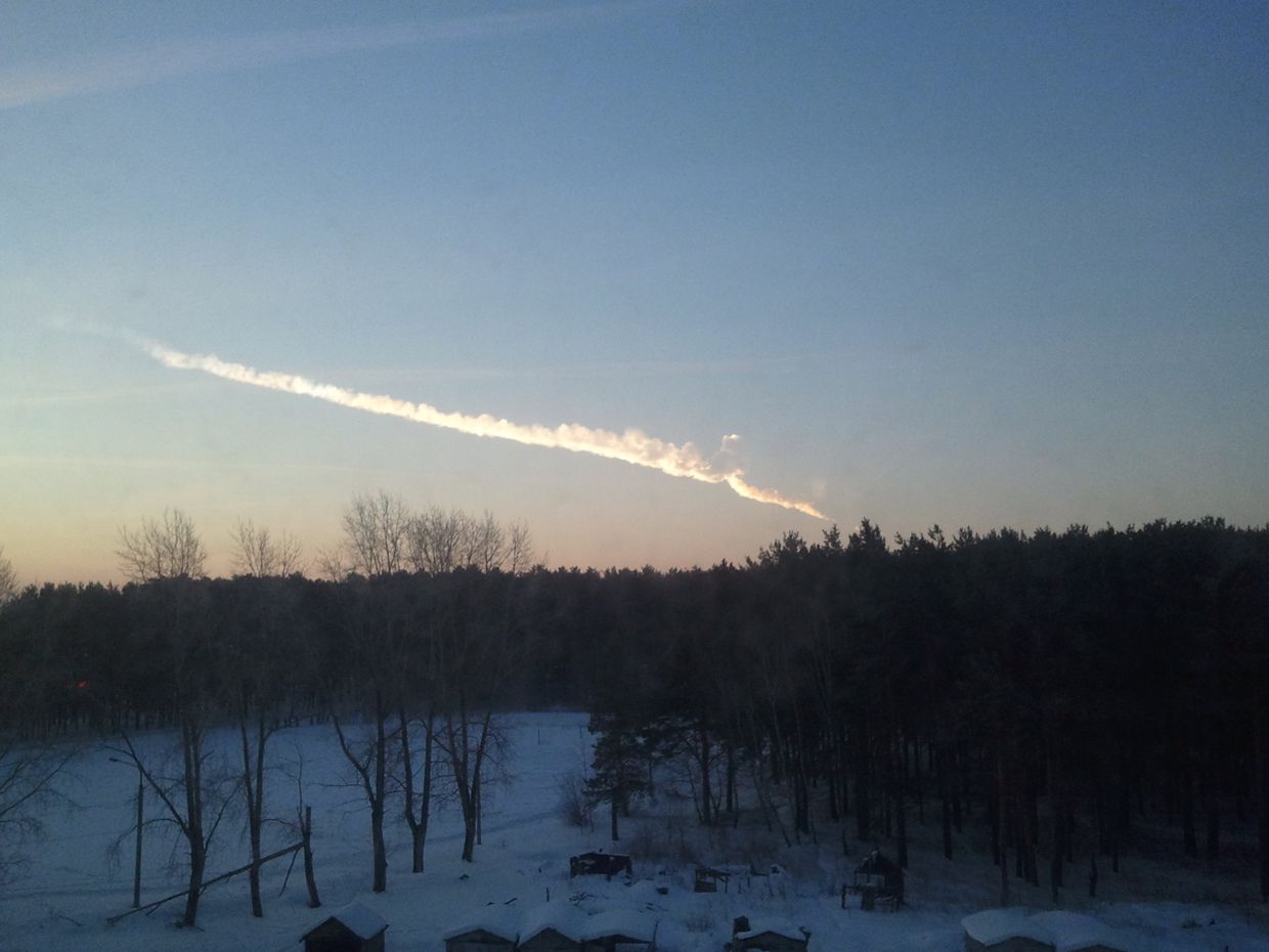 Метеорит над Челябинском