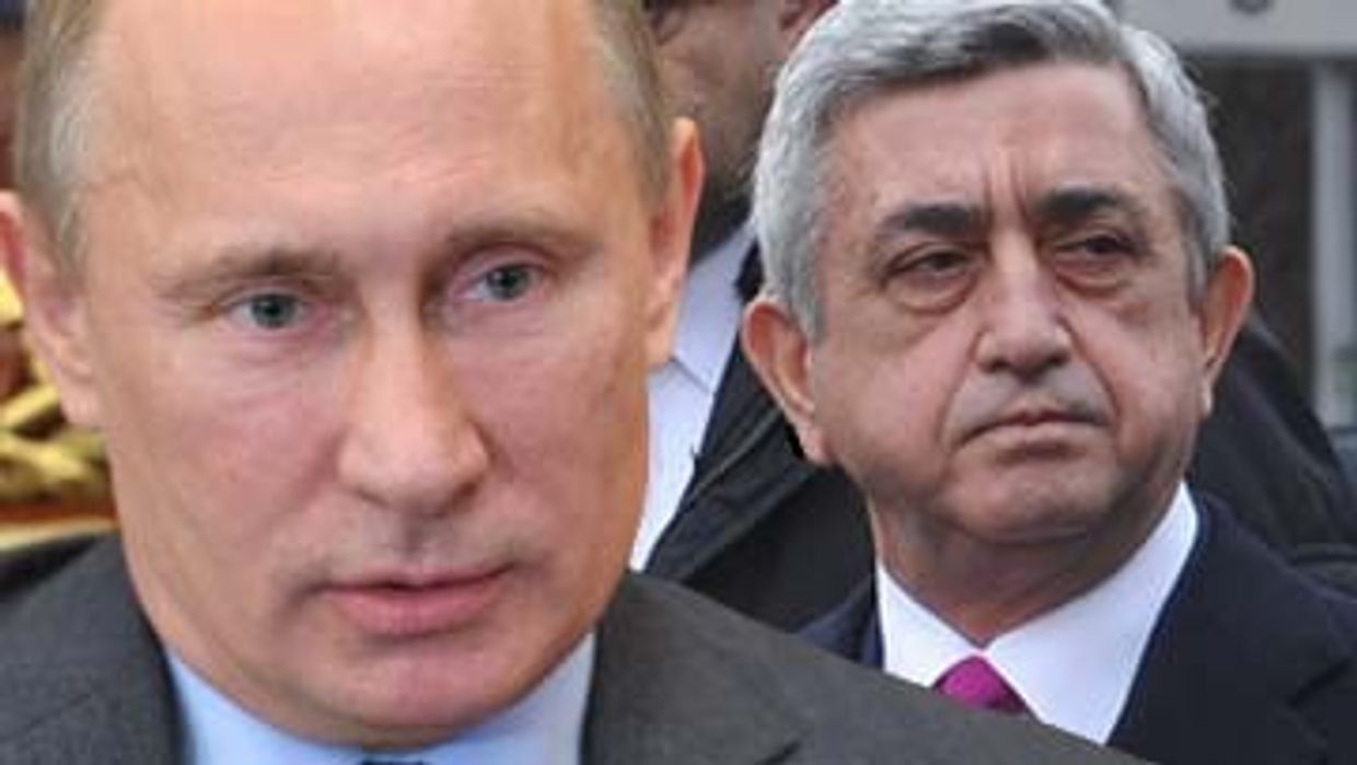 Владимир Путин и Серж Саргсян
