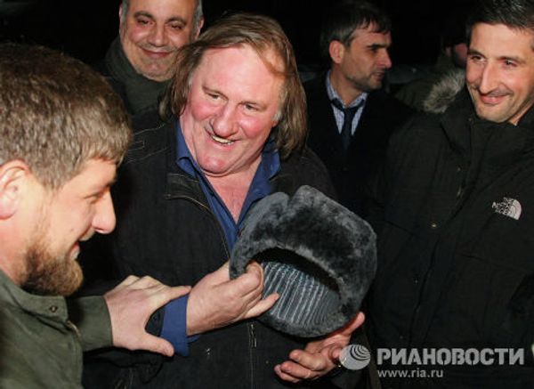 Французский актер Жерар Депардье прибыл в Грозный