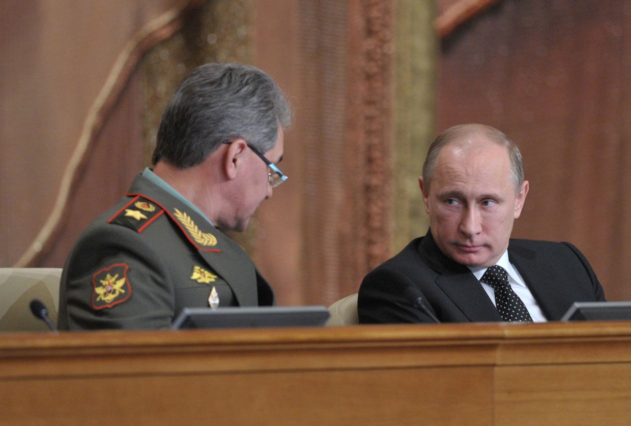 Владимир Путин и Сергей Шойгу