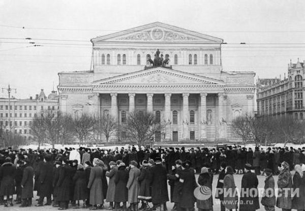 Прощание со И.В.Сталиным в Москве