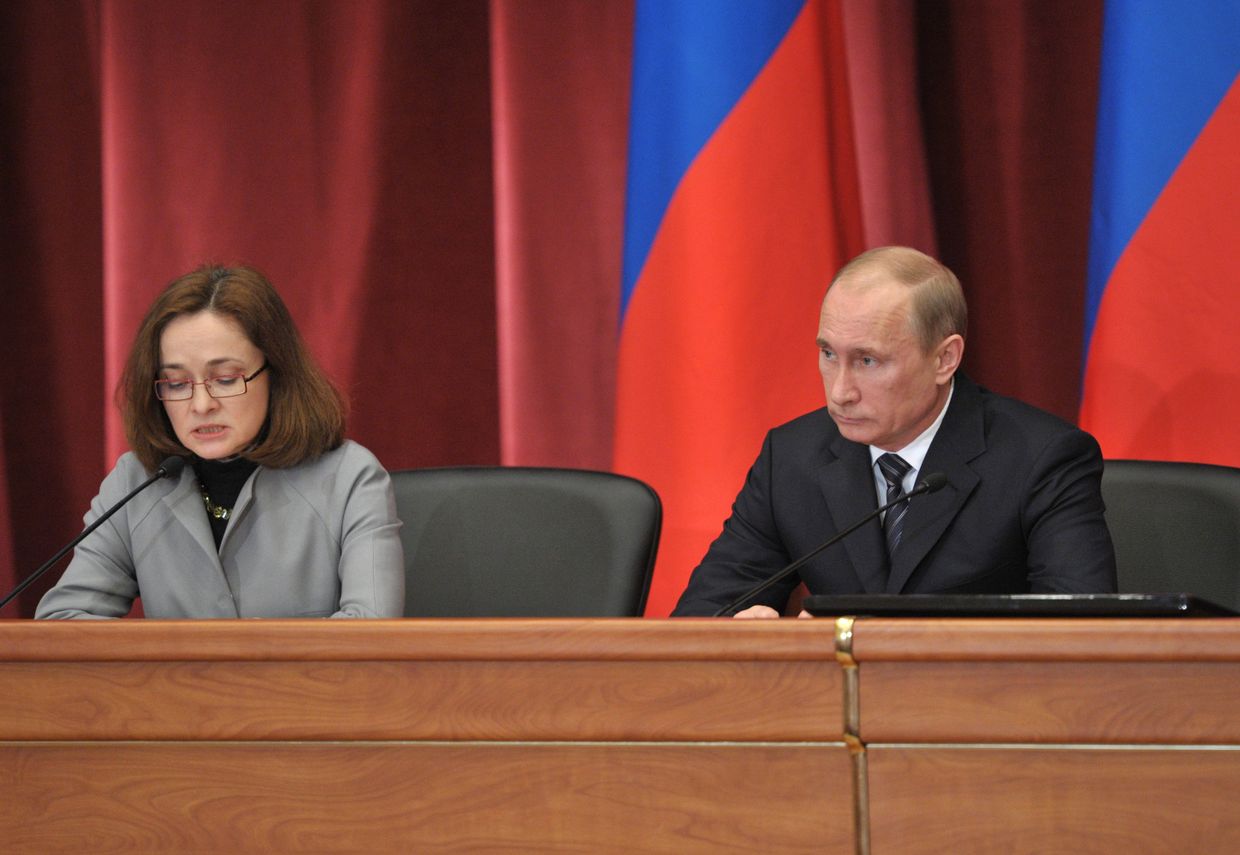 Премьер-министр РФ В.Путин на расширенном заседании коллегии министерства экономического развития РФ