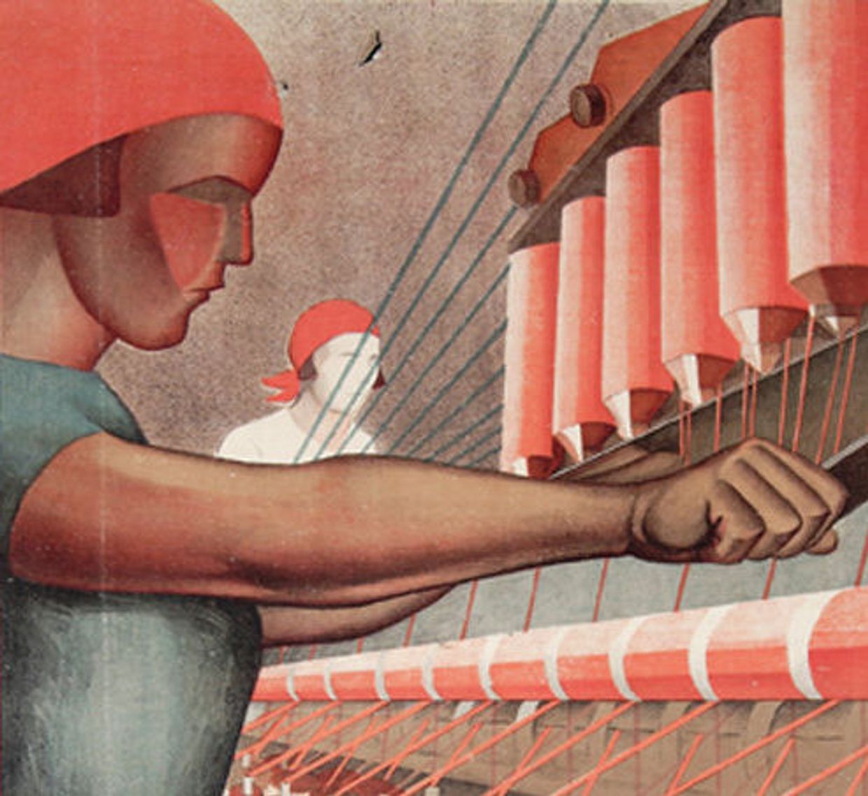 Кулагина В. Международный день работниц. Москва-Ленинград. гос. изд-во 1930