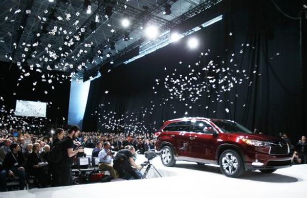 Кроссовер Toyota Highlander на Международном автосалоне в Нью-Йорке-2013