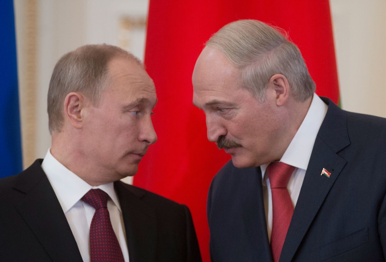 Владимир Путин и Александр Лукашенко