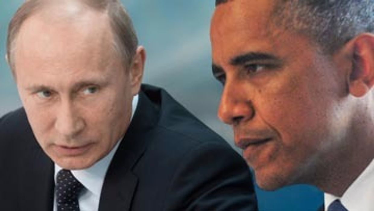 Владимир Путин и Барак Обама