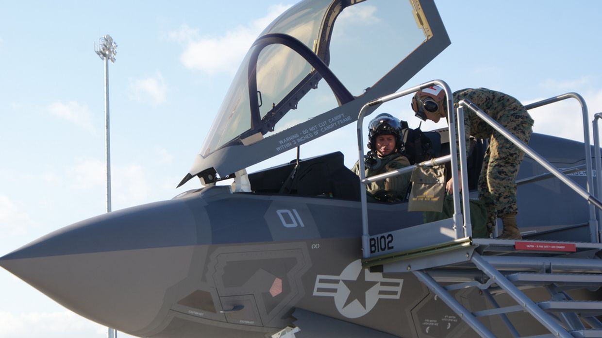 F-35B корпуса морскрй пехоты США