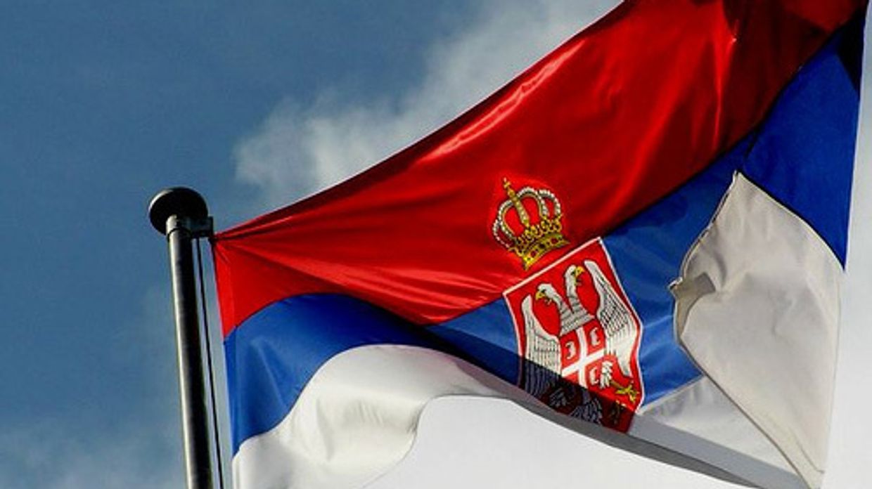 Флаг Сербии