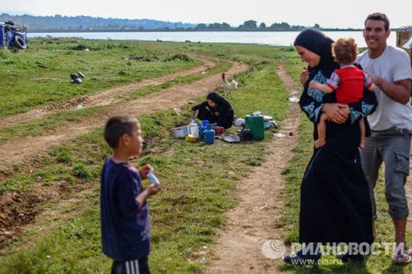 Сирийские беженцы в Ливане