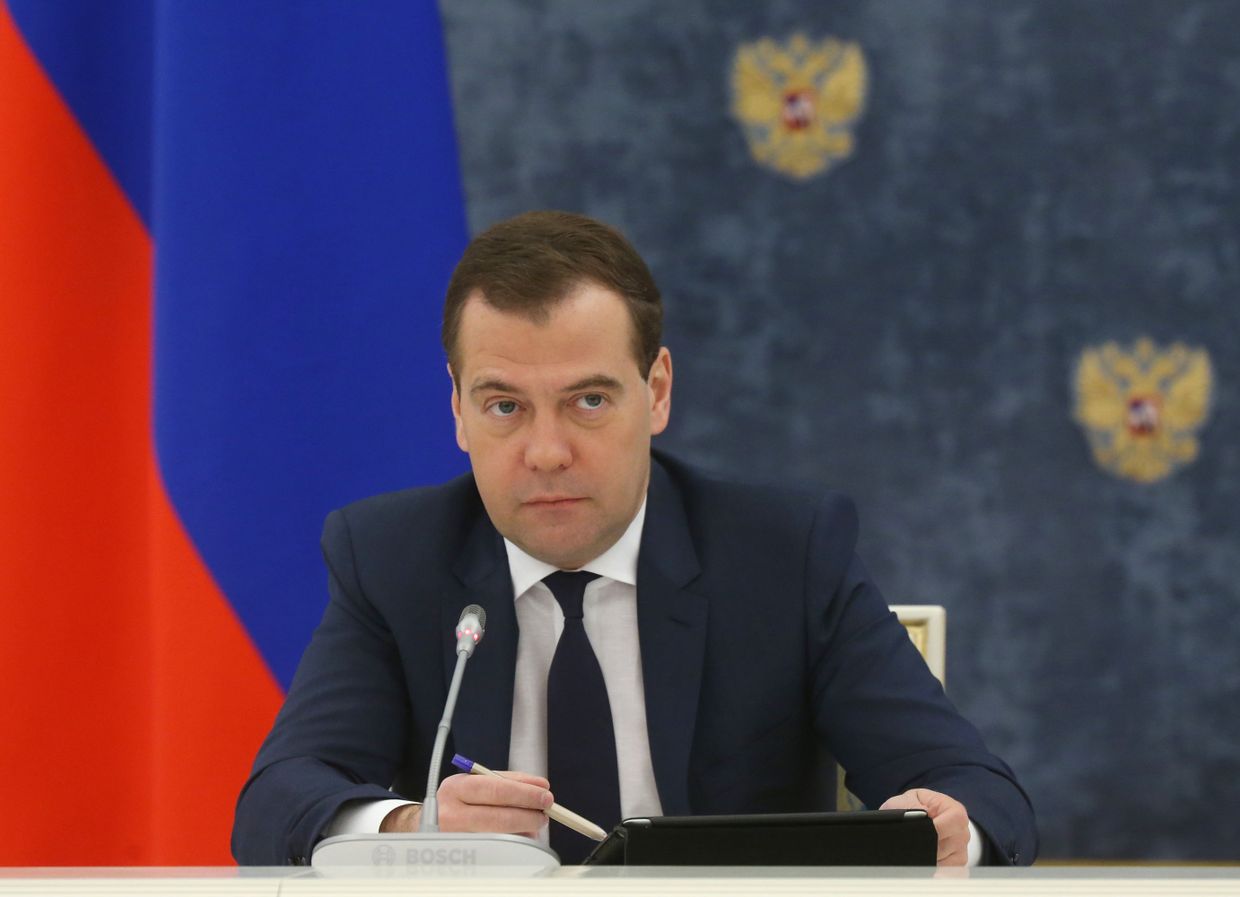 Председатель правительства РФ Дмитрий Медведев