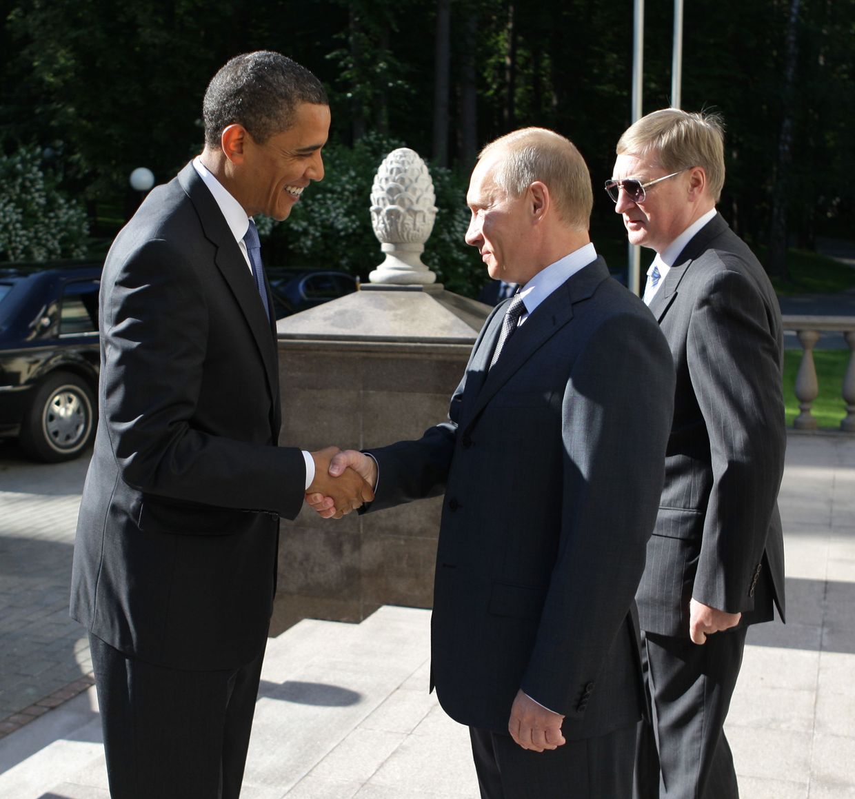 Барак Обама и Владимир Путин