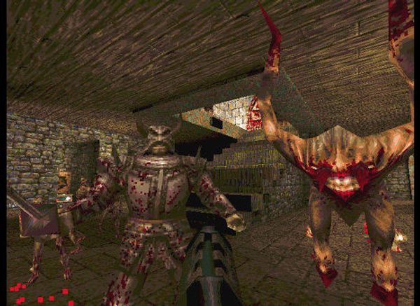 Кадр из игры Quake