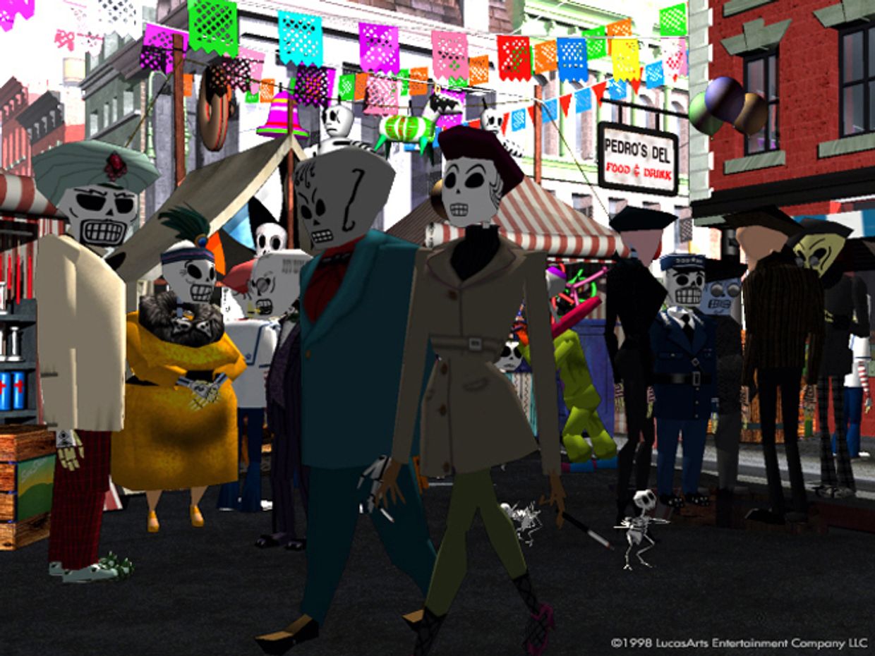 Кадр из игры Grim Fandango
