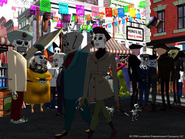 Кадр из игры Grim Fandango