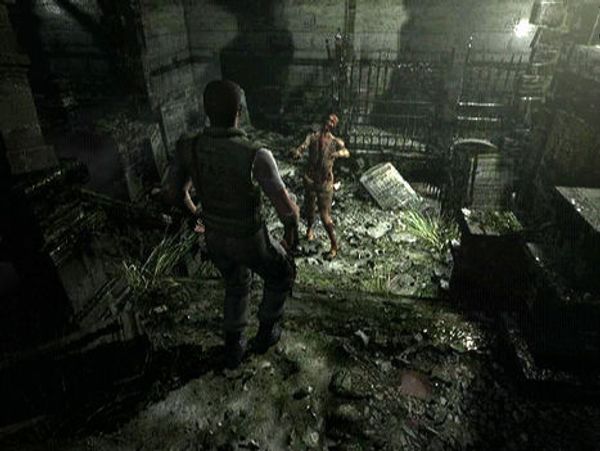Кадр из игры Resident Evil (GameCube)