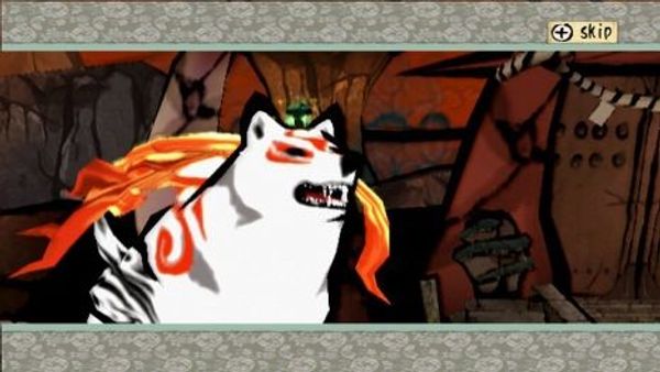 Кадр из игры Okami