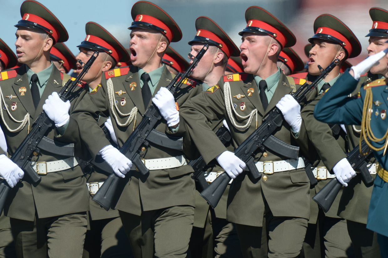 Генеральная репетиция парада Победы на Красной площади