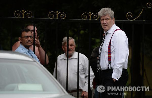 Похороны бизнесмена Бориса Березовского в Великобритании