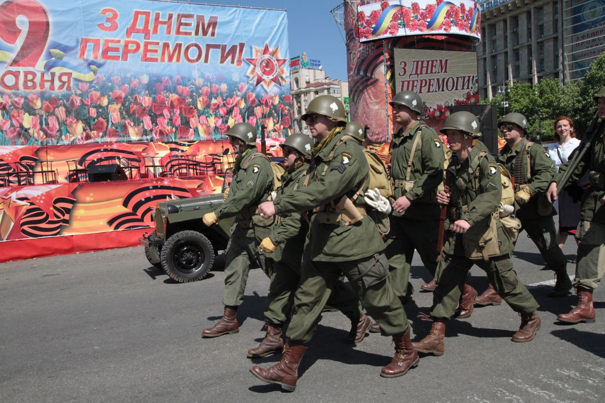 Празднование 9 мая в Киеве