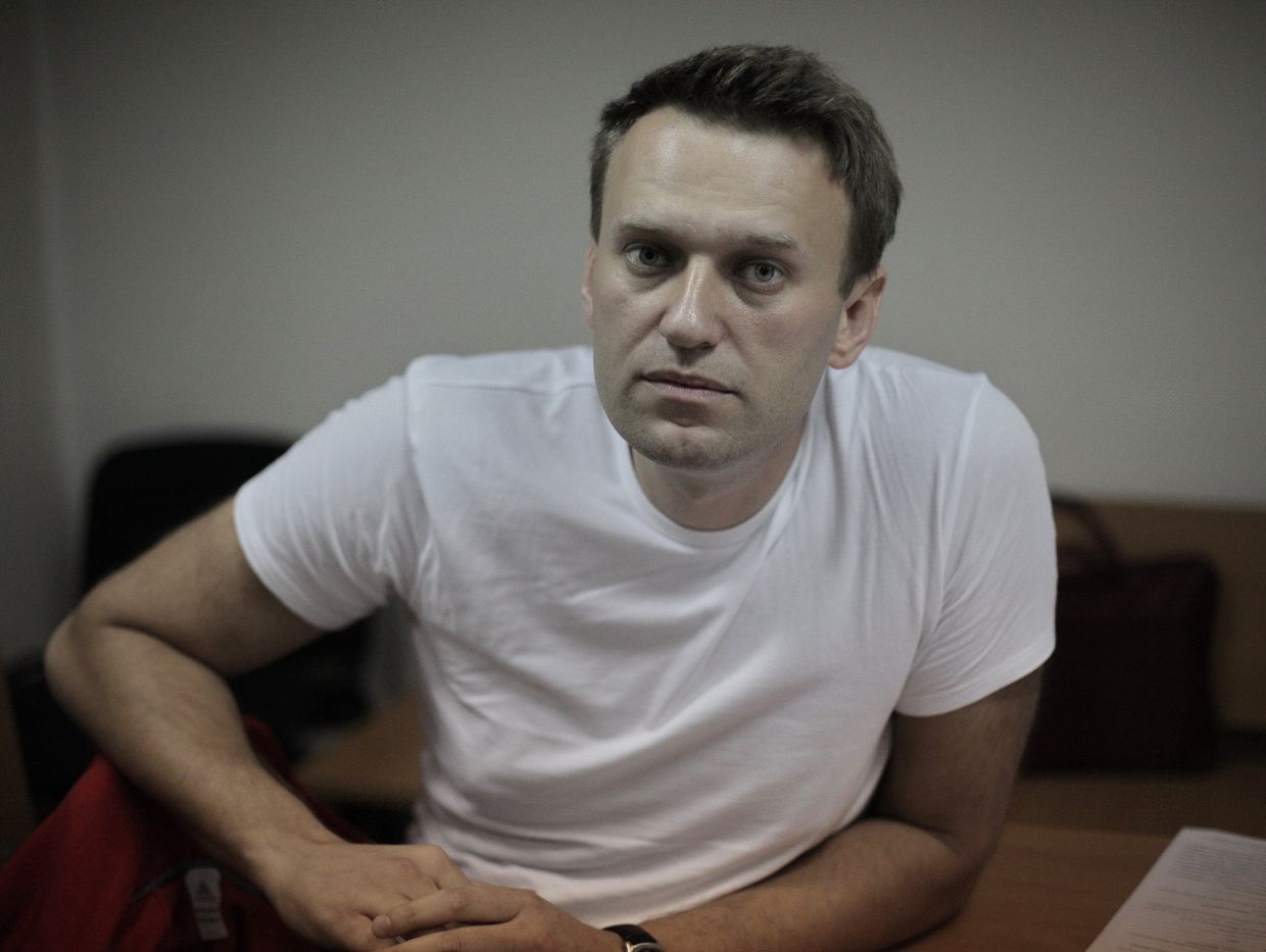 Оппозиционер Алексей Навальный