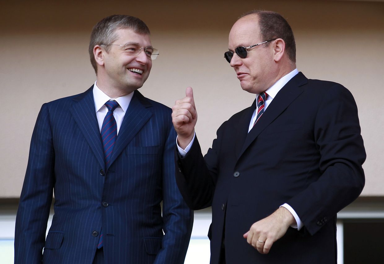 Дмитрий Евгеньевич Рыболовлев и принц Альбер II 
