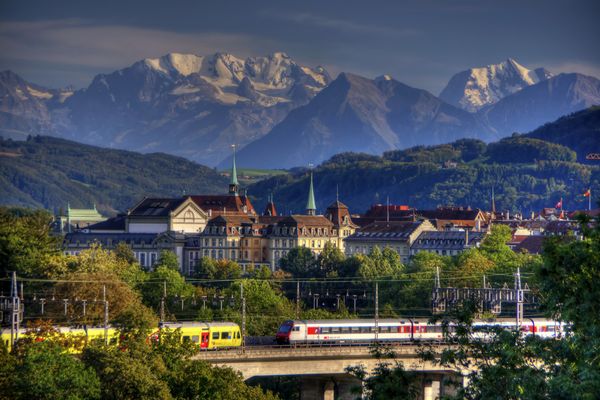 Вид Берна, Швейцария