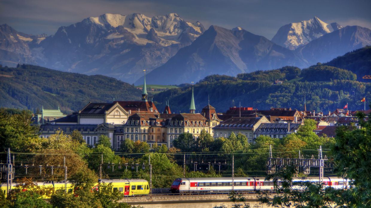 Вид Берна, Швейцария