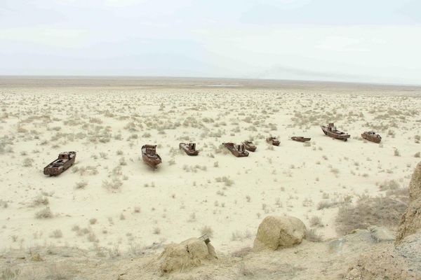 Кладбище кораблей в Аральском море